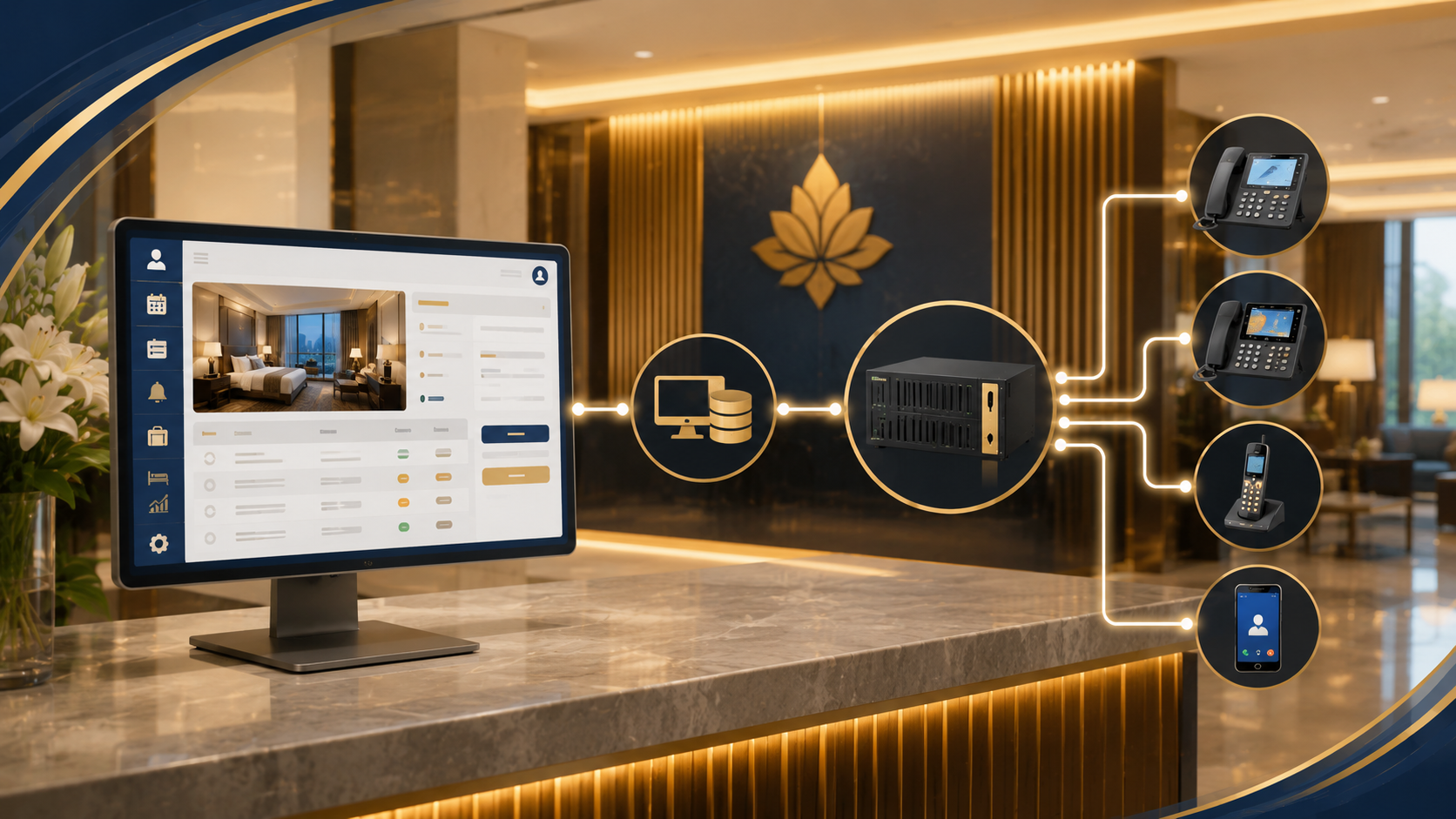 PMS Integration เชื่อมระบบบริหารโรงแรมกับ Hotel PBX ผ่าน FIAS Protocol