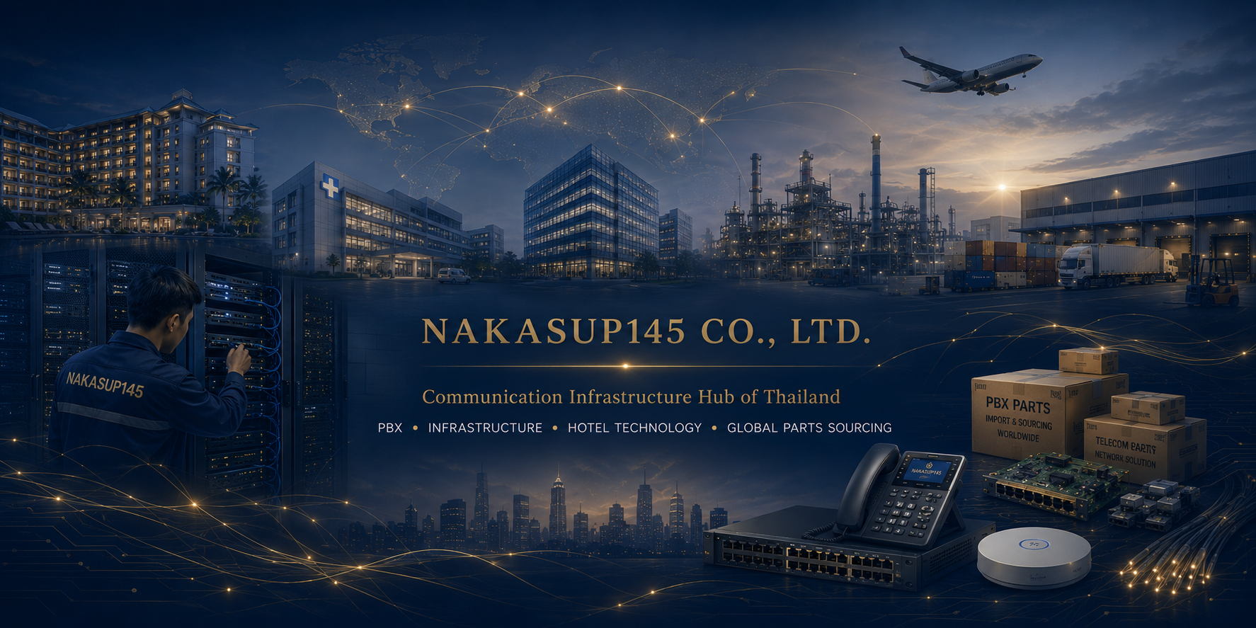 NAKASUP145 CO., LTD. — Communication Infrastructure Hub of Thailand