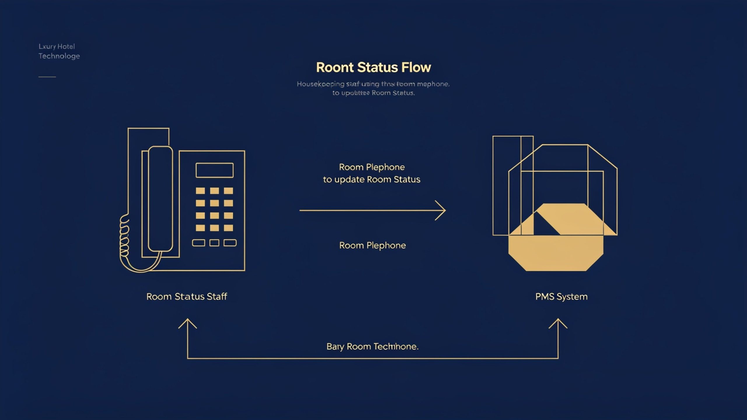 ตารางสถานะห้องพัก Room Status Dashboard แสดง VC VD OC OO สำหรับโรงแรม