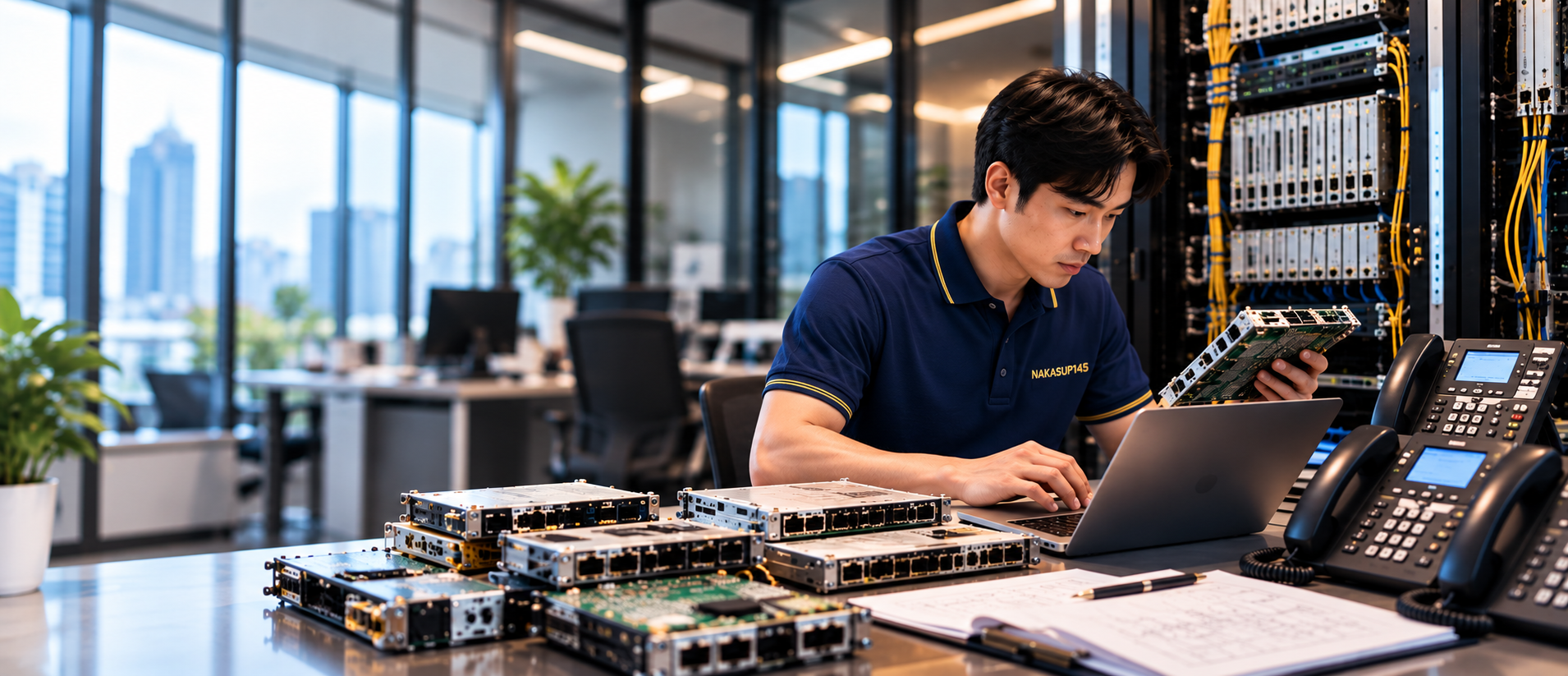 บริการซ่อมบำรุงระบบโทรศัพท์ PBX และดูแลระบบสื่อสารองค์กร