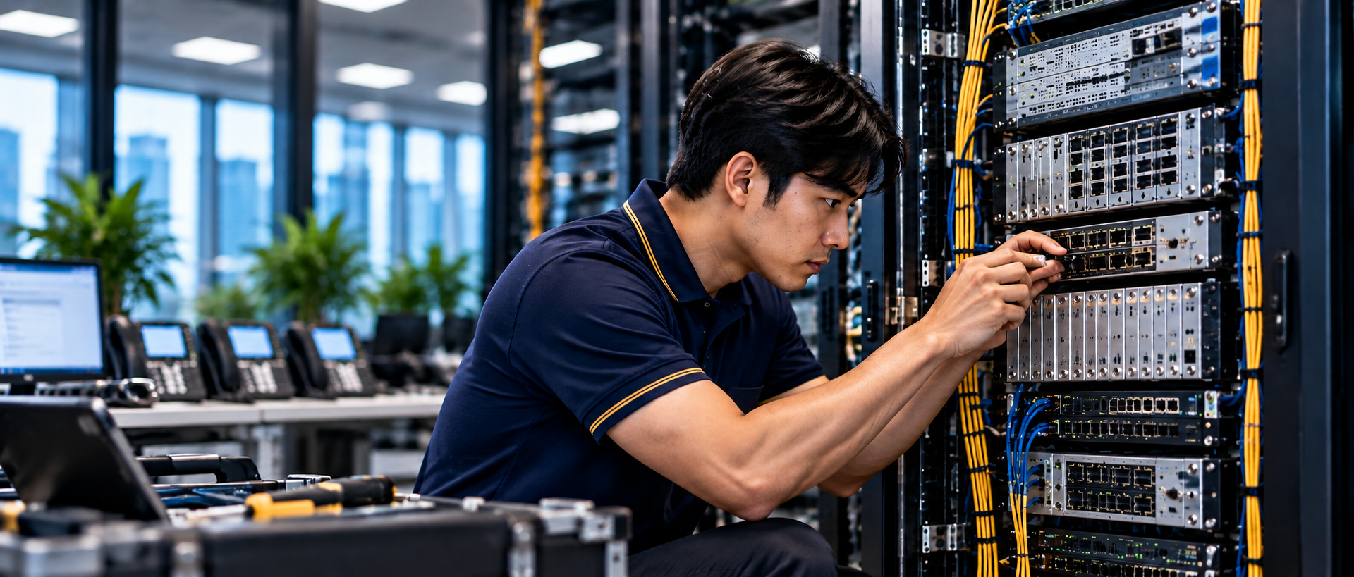 บริการซ่อมตู้สาขา PBX ซ่อมบำรุงระบบโทรศัพท์ MA และ PM